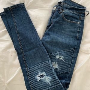 Pacsun moto skinny jeans